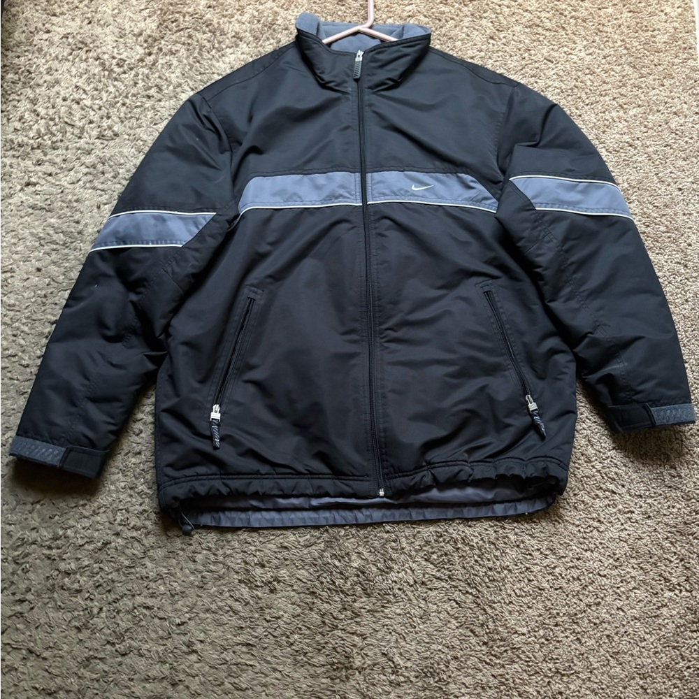 Nike Gray Fleece Jacket